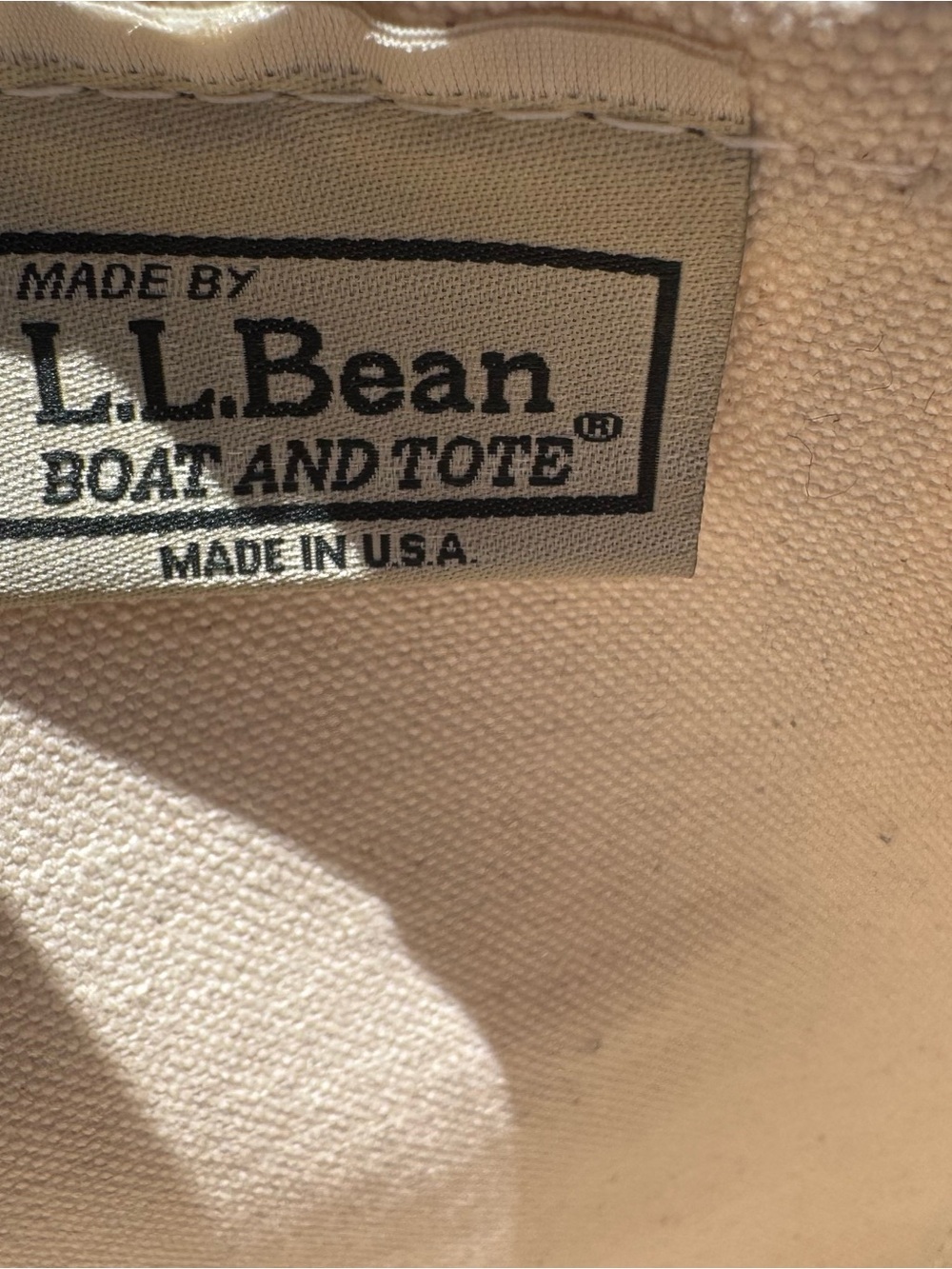 LL Bean Vintage “Made in USA” Boat and Tote - Picture 3 of 6